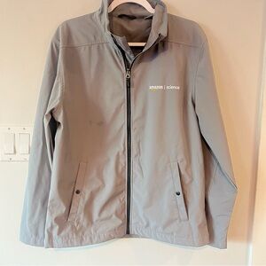 Amazon Science Grey Men's Medium M Jacket Zip Coat